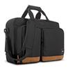SAC À DOS / SERVIETTE D'ORDINATEUR PORTABLE HYBRIDE SOLO DUANE 15,6 POUCES - NOIR / BEIGE