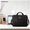 Swiss Gear 15.6" Laptop Briefcase, Black with Red Lining