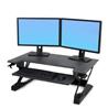 ERGOTRON Stand Workfit-TL Sit-Stand Premium Workstation (Black), 33-406-085