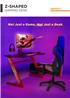 Brateck Z-Shaped PC Gaming Desk - Black & Red