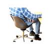Uncaged Ergonomics ATC-B, Active Task Chair that swivels 360, with auto-locking wheels and balance chair design (Black)