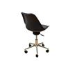 Uncaged Ergonomics ATC-B, Active Task Chair that swivels 360, with auto-locking wheels and balance chair design (Black)