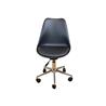 Uncaged Ergonomics ATC-B, Active Task Chair that swivels 360, with auto-locking wheels and balance chair design (Black)
