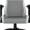 CORSAIR TC200 Fabric Gaming Chair - Standard Fit, Light Grey / White