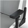 CORSAIR TC200 Fabric Gaming Chair - Standard Fit, Light Grey / White