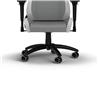 CORSAIR TC200 Fabric Gaming Chair - Standard Fit, Light Grey / White