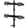 upport de moniteur quad AMR4P Amer de 15 à 24 po avec poteau/trou passe-câble