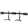 Amer (AMR3S32) - Support de bureau triple pour moniteurs de 32 po
