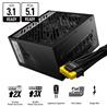 MSI MPG A1000G PCIe5, entièrement modulaire et compacte, Alimentation