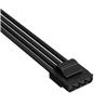 CORSAIR Premium Individually Sleeved DC Cable Pro Kit, Type 5 (Generation 5), Black