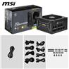 MSI MAG A750GLS PCIE5, Fully Modular Compact, 80+ Gold, Power Supply