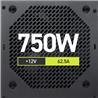 MSI 750W Bronze ATX Power Supply, Black(Open Box)