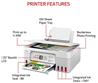 Canon PIXMA G3270 Imprimante jet d'encre sans fil MegaTank 3en1, blanc